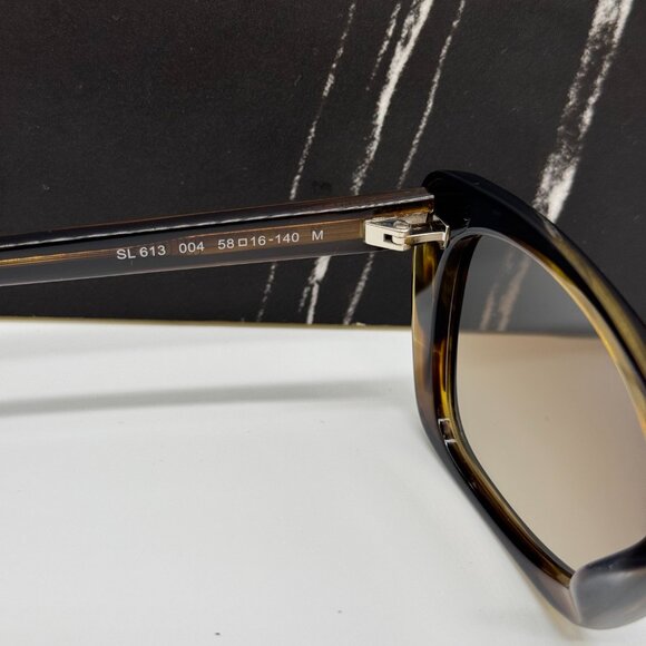 NEW SAINT LAURENT SL613 004 SUNGLASSES WOMEN HAVANA EYEWEAR SL 613 004